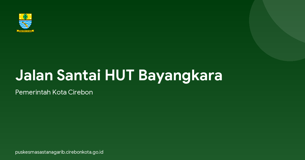Jalan Santai HUT Bayangkara