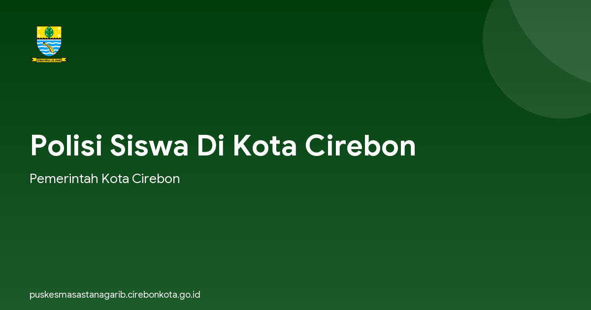 Polisi Siswa Di Kota Cirebon