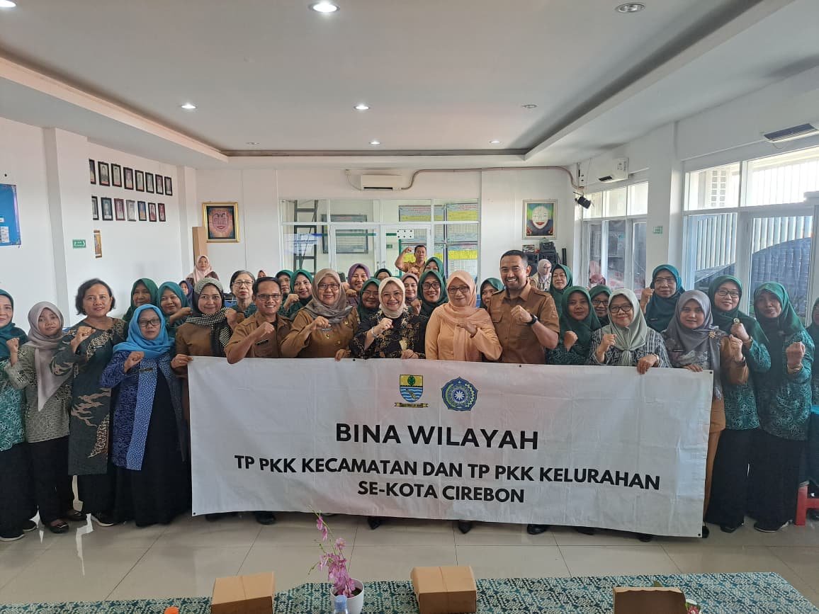 TP. PKK Kelurahan Pekalipan Terima Kunjungan Bina Wilayah Tim Pembina TP. PKK Kota Cirebon