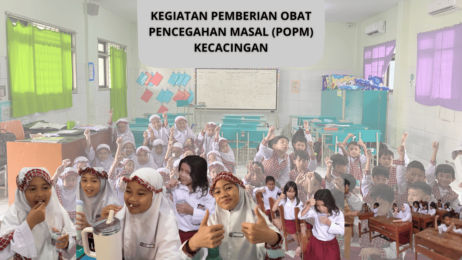 Kegiatan Pemberian Obat Pencegahan Massal (POPM) Kecacingan