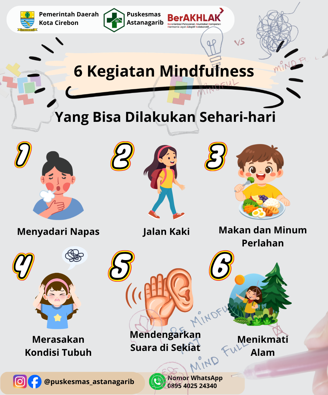 6 Kegiatan Mindfullness