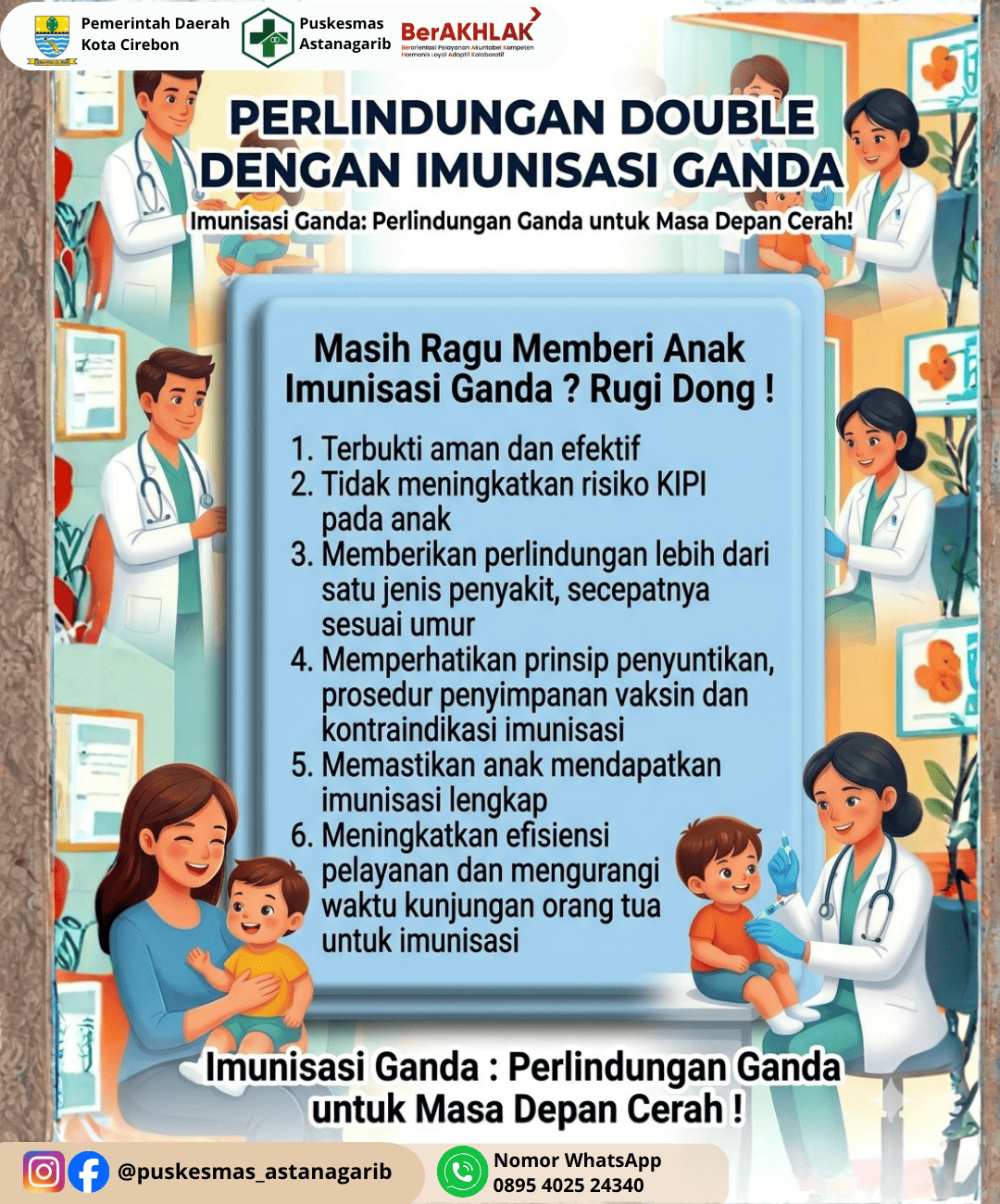 Perlindungan Double dengan Imunisasi Ganda