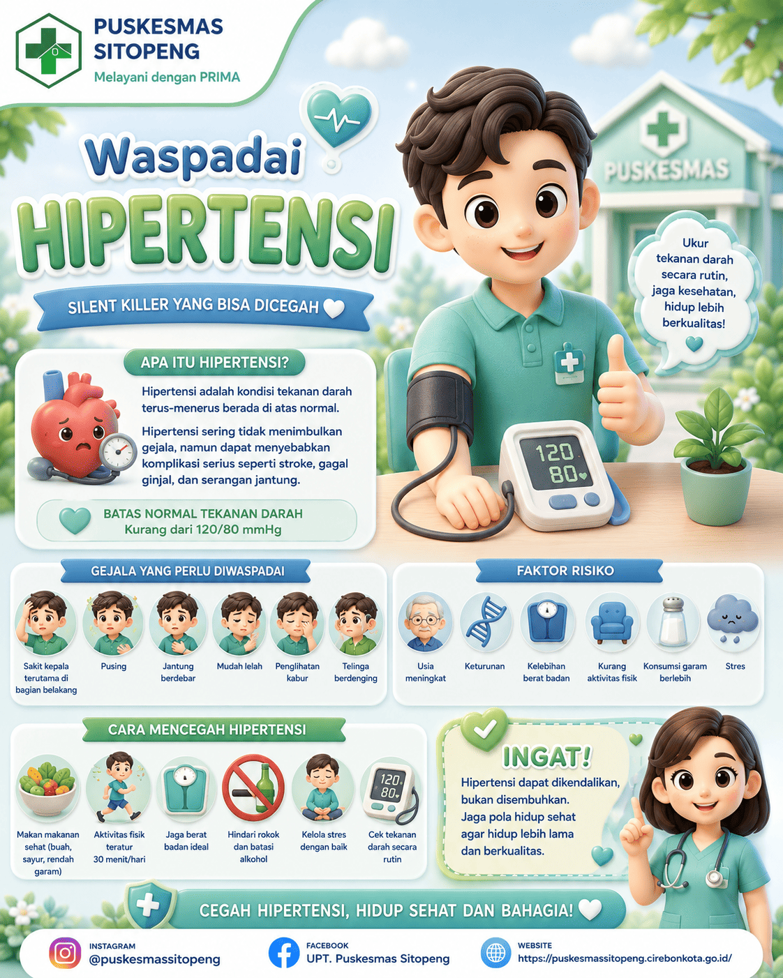 Waspadai Hipertensi, Silent Killer yang Bisa Dicegah